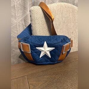 NWT Disney Parks Marvel Captain America First Avenger Belt Hip Bag Fanny Pack